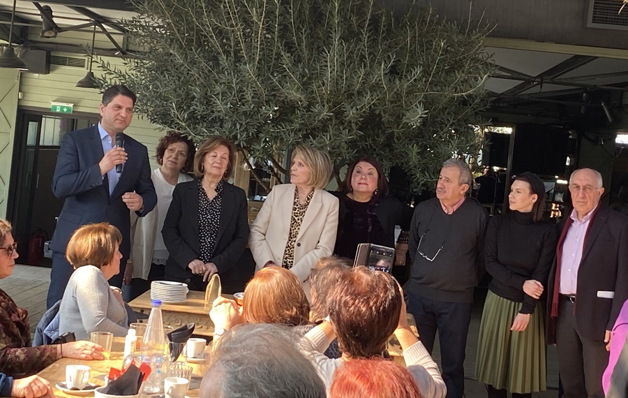 Ο Δήμαρχος στην κοπή της πίτας