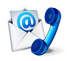 τηλεφωνικά ή με mail